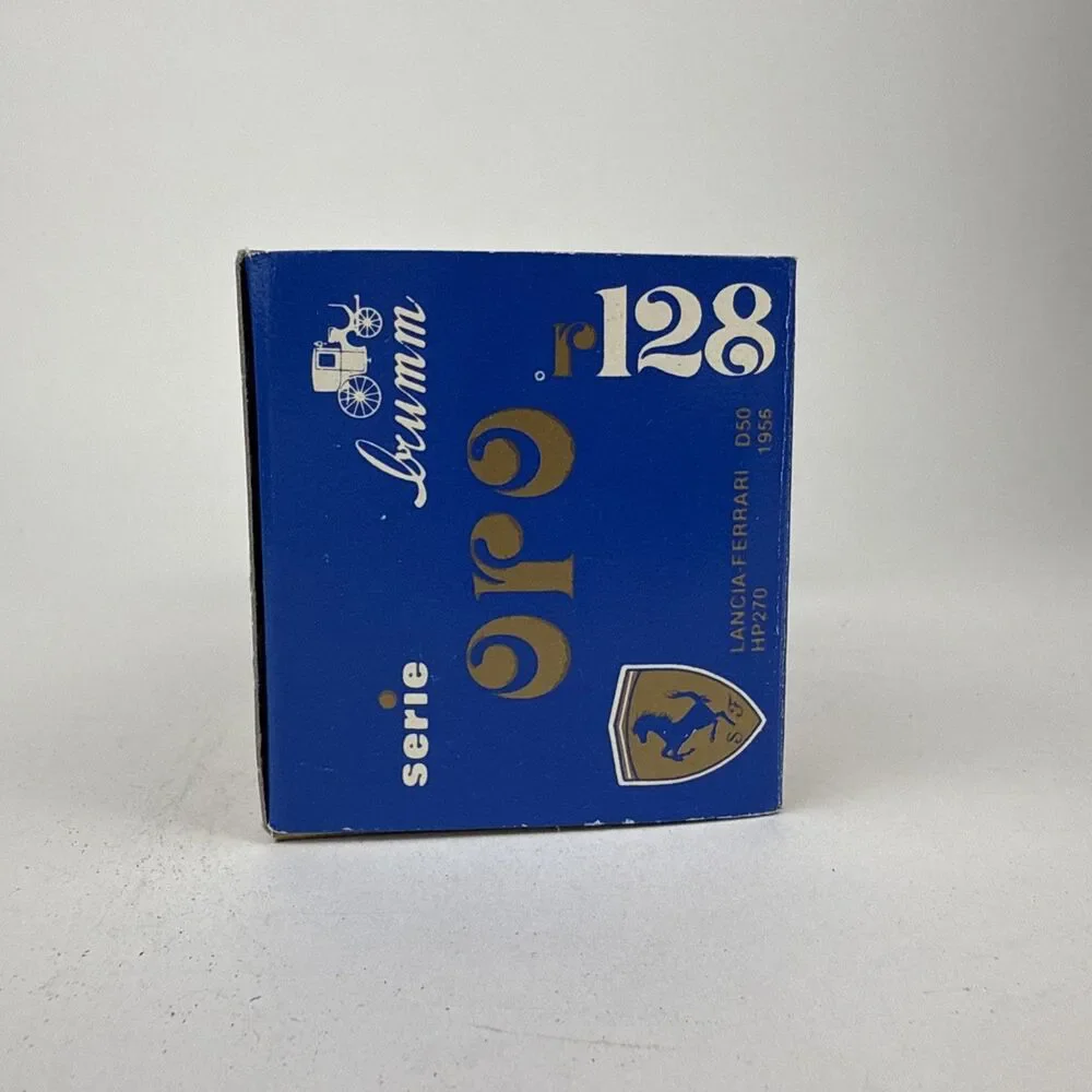 Brumm Models 1:43 Scale R128- 1956 Lancia-Ferrari HP 270 Yellow #20